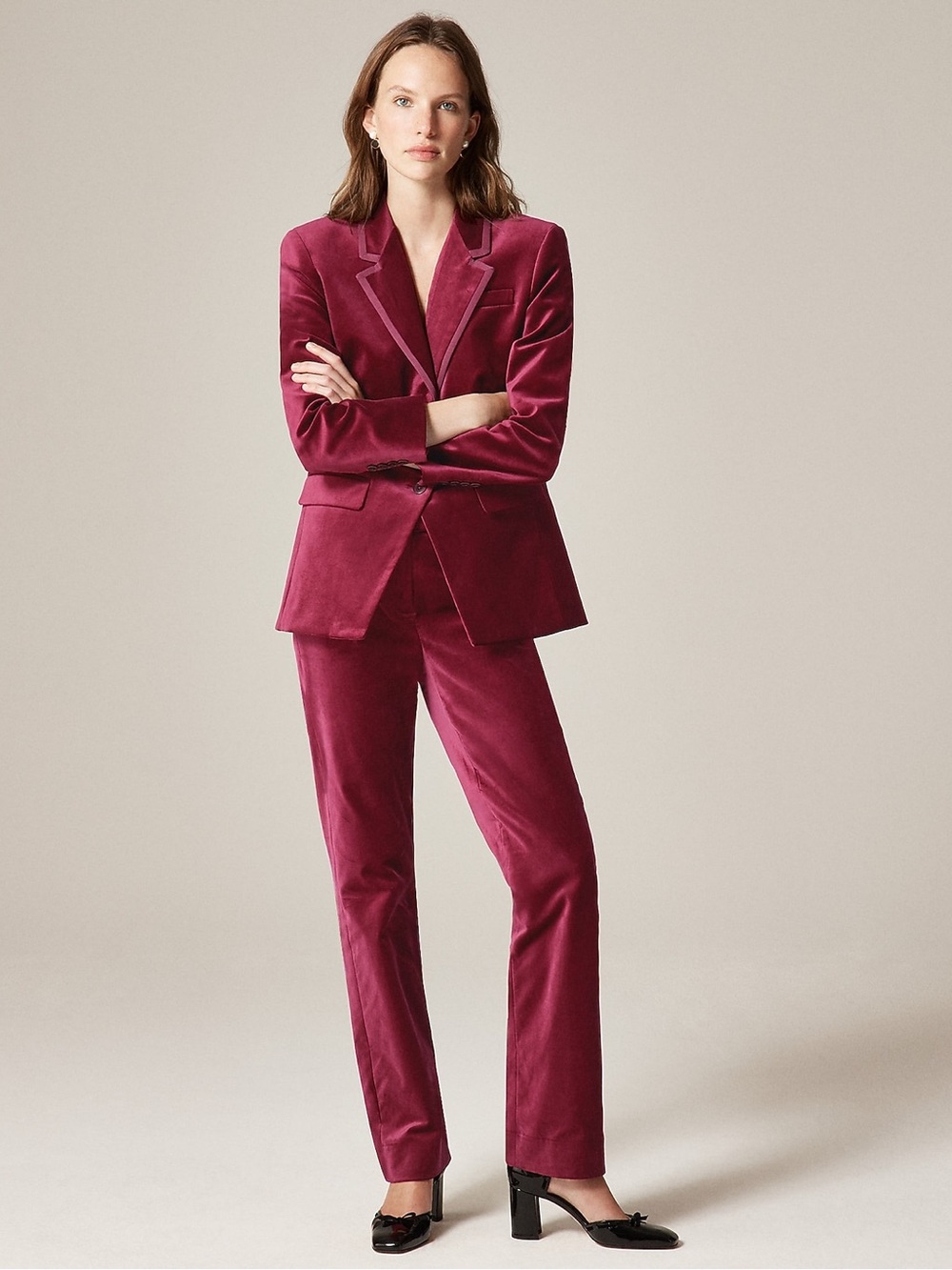 J Crew Stella pant in velvet NWT - Picture 2 of 8